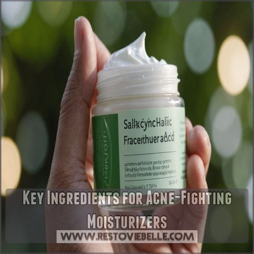 Key Ingredients for Acne-Fighting Moisturizers Key Ingredients for Acne-Fighting Moisturizers