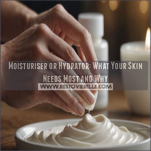 moisturiser or hydrator moisturiser or hydrator