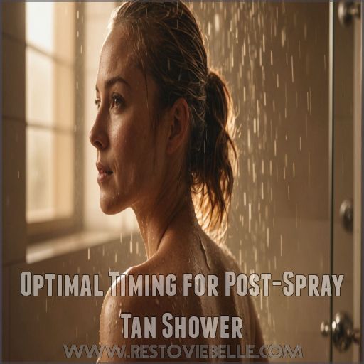 Optimal Timing for Post-Spray Tan Shower Optimal Timing for Post-Spray Tan Shower