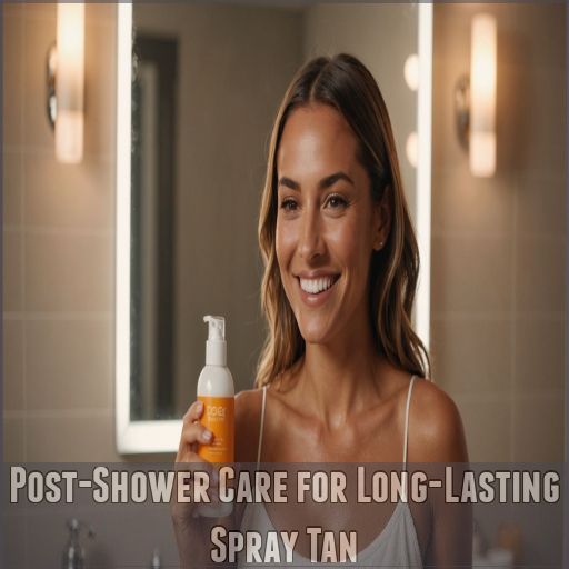 Post-Shower Care for Long-Lasting Spray Tan Post-Shower Care for Long-Lasting Spray Tan