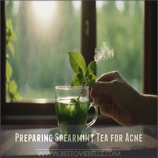 Preparing Spearmint Tea for Acne Preparing Spearmint Tea for Acne