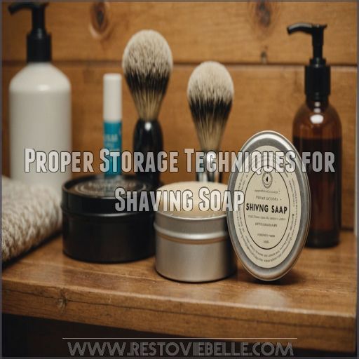 Proper Storage Techniques for Shaving Soap Proper Storage Techniques for Shaving Soap