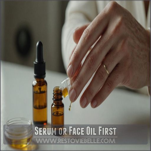 Serum or Face Oil First Serum or Face Oil First