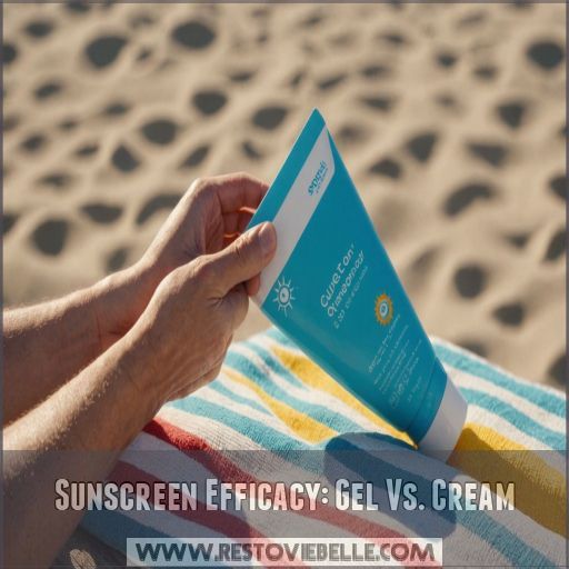 Sunscreen Efficacy: Gel Vs. Cream Sunscreen Efficacy: Gel Vs. Cream