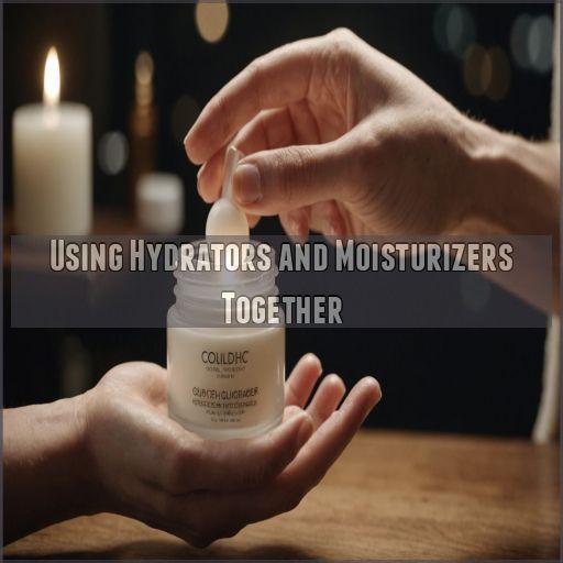 Using Hydrators and Moisturizers Together Using Hydrators and Moisturizers Together