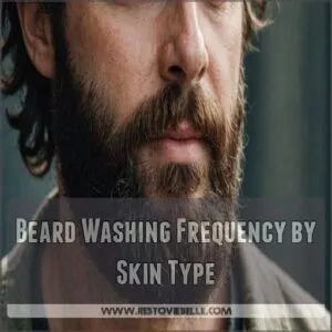 Beard Washing Frequency by Skin Type Beard Washing Frequency by Skin Type