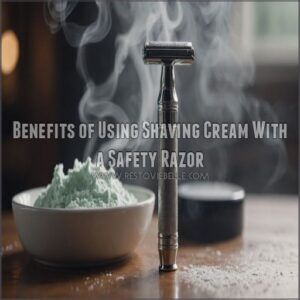 Benefits of Using Shaving Cream With a Safety Razor