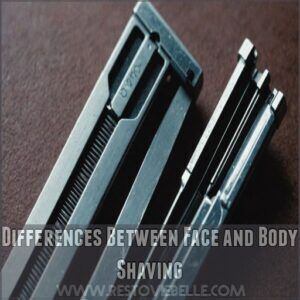 Differences Between Face and Body Shaving