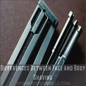 Differences Between Face and Body Shaving