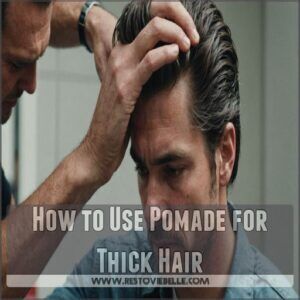 How to Use Pomade for Thick Hair
