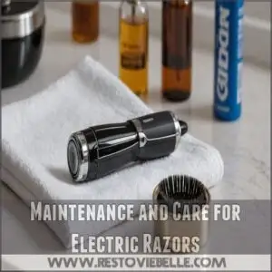 Maintenance and Care for Electric Razors
