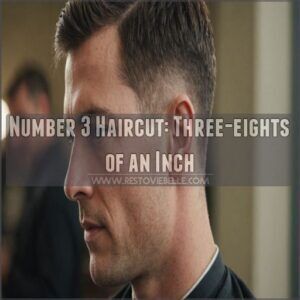 Number 3 Haircut: Three-eights of an Inch Number 3 Haircut: Three-eights of an Inch