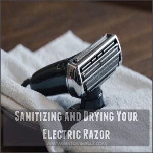 Sanitizing and Drying Your Electric Razor Sanitizing and Drying Your Electric Razor