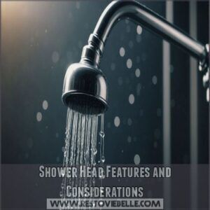 Shower Head Features and Considerations