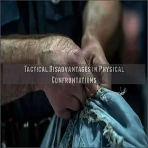 Tactical Disadvantages in Physical Confrontations