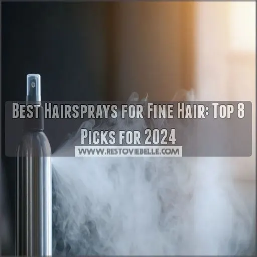 best hairsprays for fine hair