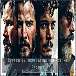 Celebrity Inspiration for Patchy Beards