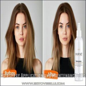 Hairspray Application and Maintenance Tips
