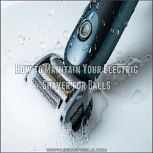 How to Maintain Your Electric Shaver for Balls