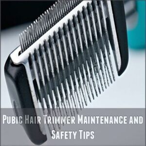 Pubic Hair Trimmer Maintenance and Safety Tips