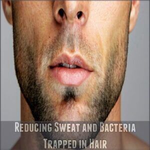 Reducing Sweat and Bacteria Trapped in Hair