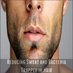 Reducing Sweat and Bacteria Trapped in Hair