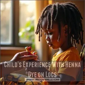 Child's Experience With Henna Dye on Locs