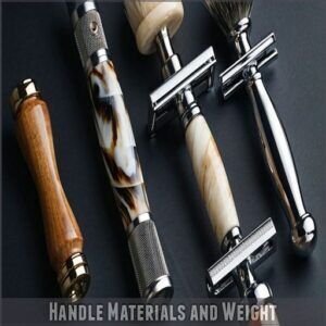 Handle Materials and Weight Handle Materials and Weight