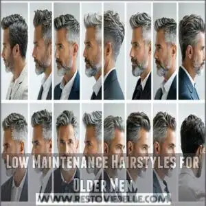 Low Maintenance Hairstyles for Older Men
