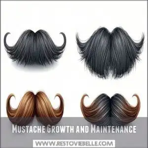 Mustache Growth and Maintenance