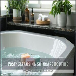 Post-Cleansing Skincare Routine