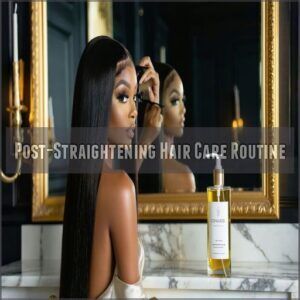 Post-Straightening Hair Care Routine