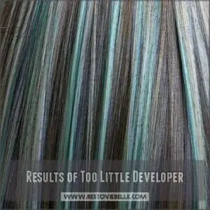 Results of Too Little Developer