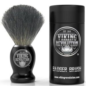 Viking Revolution Badger Hair Shaving