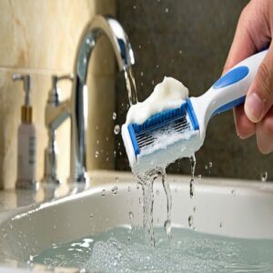 Rinsing Razor After Strokes