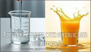 popular products with glycolic acid and vitamin c