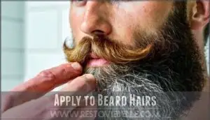 apply to beard hairs