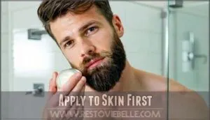 apply to skin first