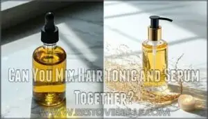 can you mix hair tonic and serum together