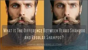 what is the difference between beard shampoo and regular shampoo
