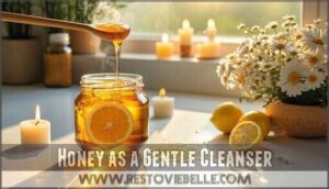 honey as a gentle cleanser