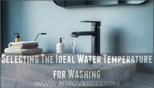 selecting the ideal water temperature for washing